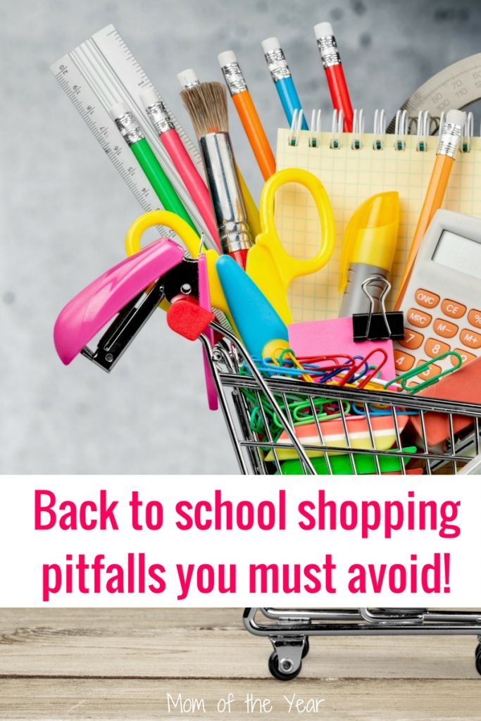 Back to school shopping? No sweat, right? Wrong! Check all these pitfalls where I went wrong--TOTALLY wrong. Read it, learn from my mistakes, and go ace it out yourself. And if all else fails, you'll LOVE my plan for winning the shopping trip for kids' school supplies next year!