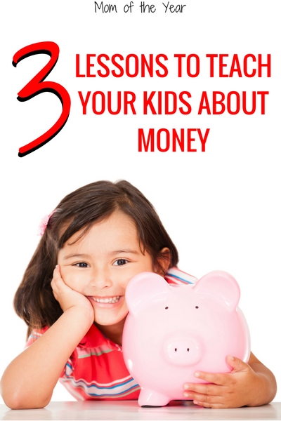 Want to raise financially responsibly kids? Here are the three money lessons you need to teach. Learning how best to teach kids about money will make all the difference in helping them grow into responsible, independent adults!