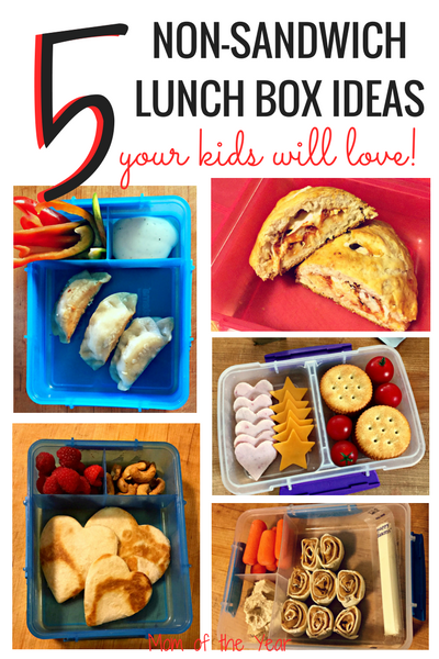 Have a picky eater who doesn't like sandwiches? Check out these healthy, kid-approved, no-sandwich lunch box ideas that are sure to be a hit! Pack lunches for school that your kids will love! I would never have thought of the 4th idea--so cool!