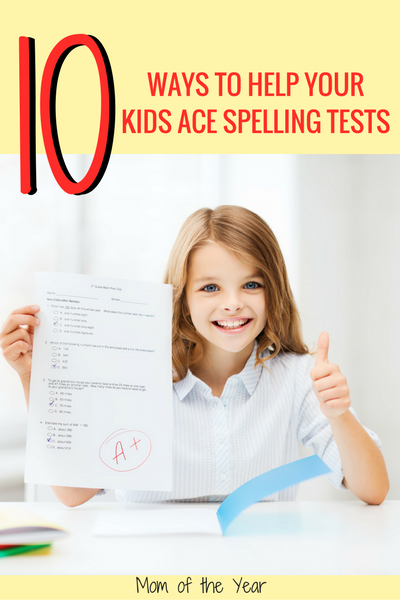 Looking for some smart tricks to help kids learn spelling words? Tired of homework battles? Try these 10 smart ways from a professional teacher to help your kids ace spelling tests--all fun and kid-approved! Plus, you'll love the 4 bonus tricks for keeping sanity in your house during homework time!