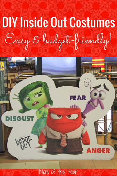 Looking for a fun group costume idea? These DIY Inside Out Halloween Costumes are a total easy win--plus super-cheap and budget friendly! All the easy how-to you need here--plus a few tricks to make this Halloween extra sweet for your gang!