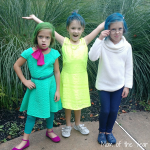 Looking for a fun group costume idea? These DIY Inside Out Halloween Costumes are a total easy win--plus super-cheap and budget friendly! All the easy how-to you need here--plus a few tricks to make this Halloween extra sweet for your gang!