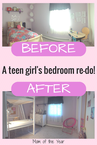 Has your daughter outgrown her childhood bedroom? Now is the time to regroup--with these easy and cheap DIY ideas for a fix--a teen girl bedroom re-do can be yours in no time. Not to mention, she'll love it!