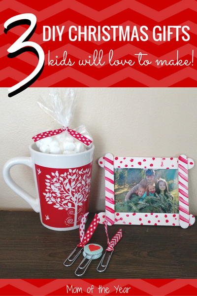 Christmas budget already maxxed out? No worries! Get your kids behind these easy, fun DIY holiday gifts the can make for their family and friends, and your wallet will be smiling in relief! I love the sweet, creative ideas to personalize these gifts for what your kiddos most enjoy doing on the crafting scene!