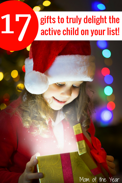Bombarded with gift ideas for your kiddos? Here are the 17 best holiday gifts for active kids THAT ACTUALLY KEEP THEM ENGAGED. I know, total score, moms! Trust me, go ahead and shop all the trendy toys, but you'll want to stash a bunch of these quality toys, activities, and games under the tree--you'll be glad when they are still tickled with them in April!