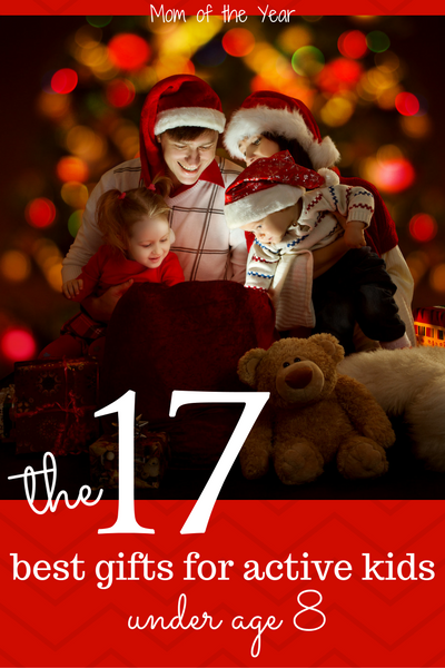 Bombarded with gift ideas for your kiddos? Here are the 17 best holiday gifts for active kids THAT ACTUALLY KEEP THEM ENGAGED. I know, total score, moms! Trust me, go ahead and shop all the trendy toys, but you'll want to stash a bunch of these quality toys, activities, and games under the tree--you'll be glad when they are still tickled with them in April!