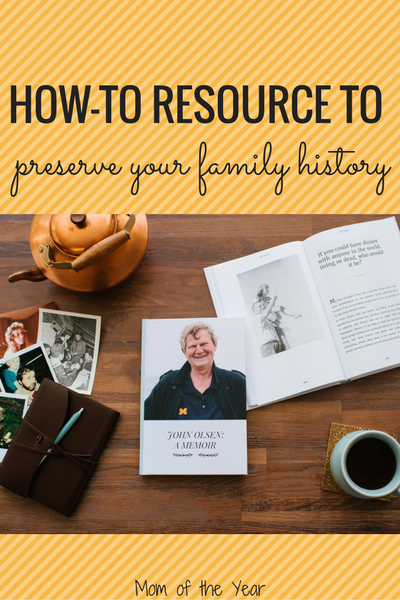 Want to preserve your family history, but feel overwhelmed by the undertaking? Try this smart idea--easy, affordable, meaningful AND the perfect last minute-gift? It's a genius win! Plus, check out this sweet special offer and the holiday gift idea--love it!