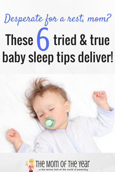 Desperate to help your baby sleep so you can snag some sanity, new moms? No worries! These 6 smart tips directly from a Sleep Consultant will get you and baby going in the right--very restful!--direction in no time! I would never have thought of #5--genius!