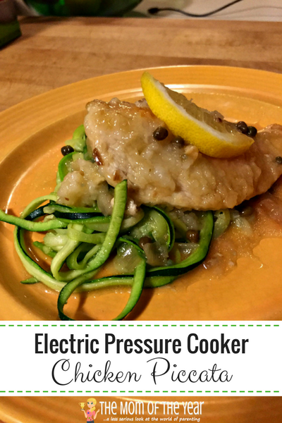 Need a quick, fancy dinner, but short on time and money? This budget-friendly, family-friendly electric pressure cooker date-night dinner works for date night in or a people-pleaser family meal! With chicken piccata and chocolate molten lava cake, this meal is sure to impress! Plus, check out this easy idea for cooking zoodles to perfection!