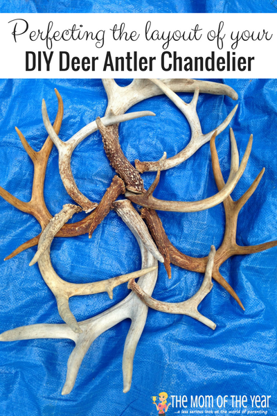 Love the rustic decor look? A DIY Deer Antler Chandelier is the perfect accent piece for your home! Store-bought versions can be PRICEY, but with these 6 easy how-to steps, you can make your own without the hefty price tag--and it's way easier than you think with this hack for getting started!