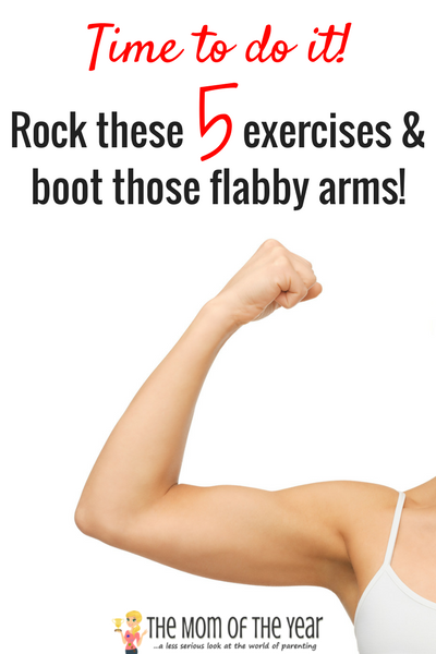 Tired of flabby arms? No worries! These five smart exercise for flabby arms will tone them up in no time! Bonus? This arm workout is easy, effective and can all be done in your living room! Score!