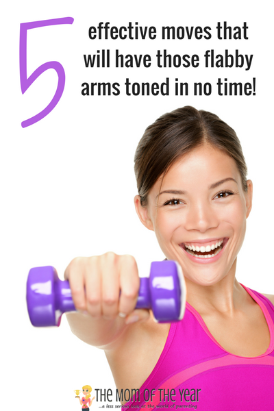 Tired of flabby arms? No worries! These five smart exercise for flabby arms will tone them up in no time! Bonus? This arm workout is easy, effective and can all be done in your living room! Score!