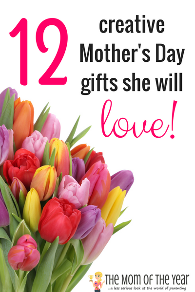 On the hunt for a gift mom will REALLY appreciate? No worries! Here's the list of the top 12 best Mother's Day gifts that the ladies in your life will be tickled to receive! Thoughtful, creative, and something for every budget--I would never have thought of number 8 or 9!