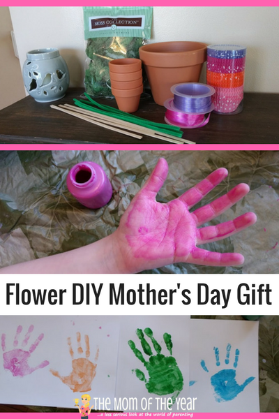 Need the perfect Mother's Day gift? These flower DIY Mother's Day gifts are such a hit with moms and grandmas alike! Get the kids ready for a fun project and save money with this super idea for DIY project!