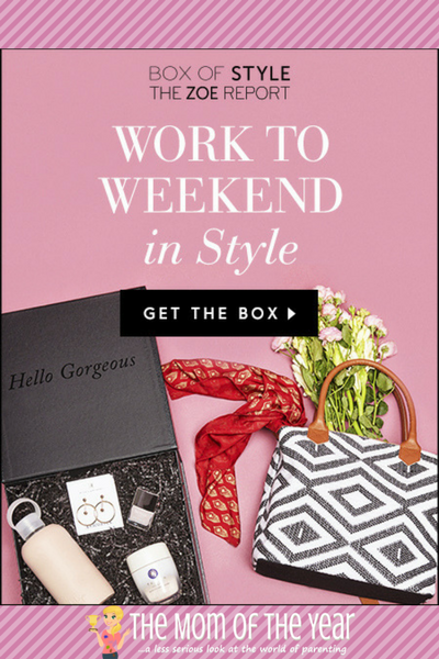 I LOVE this Box of Style! What an easy way to stay in tune with the latest chic fashion finds! Go get your groove on now, mama! And make sure to nab this promo code to save a bundle on this genius!