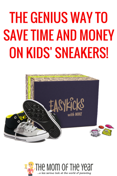 Struggle to keep your kiddo in shoes? No more! EasyKicks is SO EASY! Such a simple way to make sure your children always have a fresh pair of a brand-name sneaker. Check it out--you'll love the cool bonus that comes with them and grab this promo code!