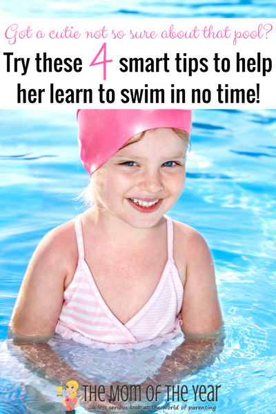 Need to help your child learn to swim? No sweat, seriously! Use these four smart tips and you'll be well on your way in no time--not to mention the cool socialization bonus of trick #3! Check it out, mama!