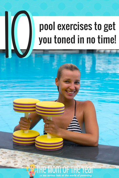 Need to tone and tighten up, but rough workouts too hard on your body? Try this total body pool workout to get fit and firm with low-impact, yet super-effective calorie-blasting exercises! I would never though about using a pool noodle for this!