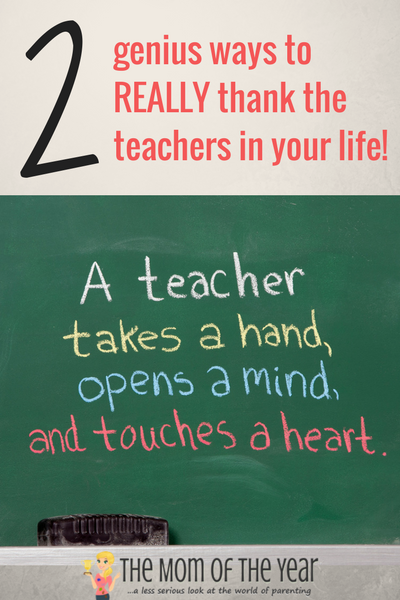 It's time to celebrate Teacher Appreciation Week! I love these ideas for thanking the teachers that are making such a difference in my kiddos' lives--never a better way to cheer them, appreciate them AND help them get the school supplies their classroom needs! Plus, check these real life stories of how teachers are loving on our children--and make sure to have the kleenex handy!