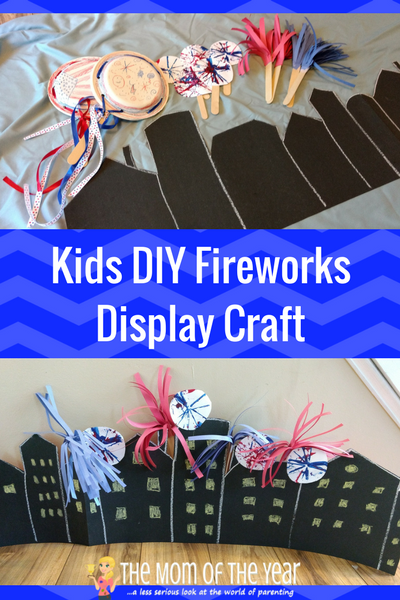 Looking for a fun way to celebrate July 4th with your kids? This DIY Kids Firework Display includes it all--lights, noise and fun! Go celebrate and get your patriotic on!