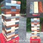 Love yard games? Try this fun, DIY Jumbo Jenga project--makes a super family gift for loads of play and together time! Easy step-by-step with cool bonus tips included!