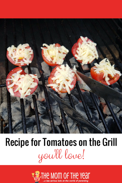 Found! The perfect recipe for grilled tomatoes! Use the fresh crop from your garden and fire up the grill for this perfect family-pleasing side dish! The last touch at the end makes all the difference--love it!