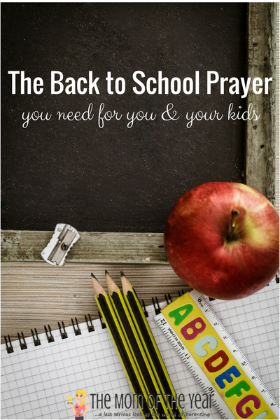 Feeling overwhelmed with the coming school year? You're not alone, mama--you're also in good company with this back to school prayer. Read it, feel caught, then embrace what you can with the real comforting support this provides!