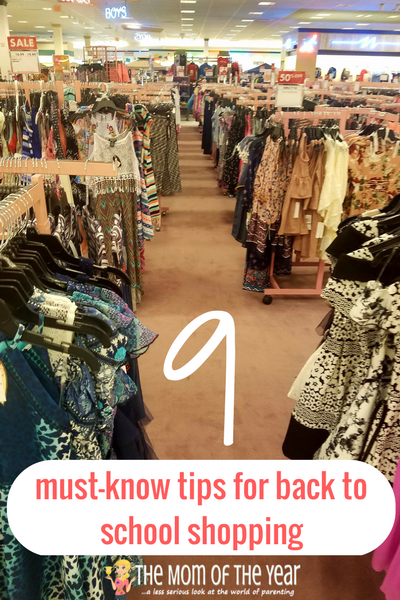 Feeling overwhelmed by back to school shopping? Put an end to those worries with these 9 super-smart tips! They make it soooo much easier--especially #4 & #7!