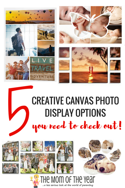 Canvas photo displays are a genius way to showcase your favorite photos in a customized exhibit that is perfect for you and your home! Photo prints shine in these creative ways to display them!