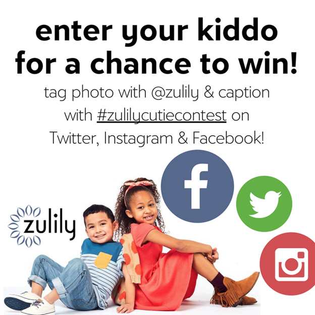 What a cool way to celebrate back to school AND your own unique child! Enter the #zulilycutie search for a chance to win big while a supporting all of what makes us real and unique with a very cool brand!