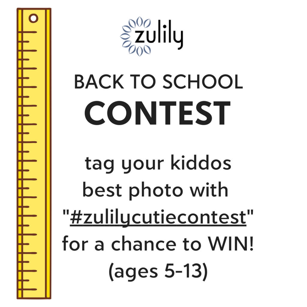 What a cool way to celebrate back to school AND your own unique child! Enter the #zulilycutie search for a chance to win big while a supporting all of what makes us real and unique with a very cool brand!