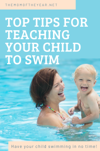 Top tips for teaching your child to swim