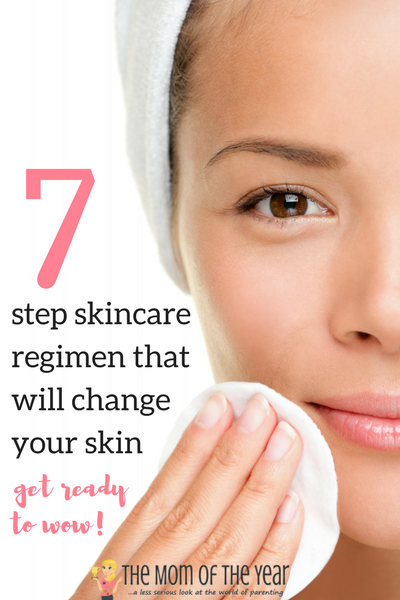 Taking care of your skin doesn't have to be complicated! Follow this easy, 7-step nighttime skincare routine will turn your skin around--get ready to be wowed! And never skip step 4--it REALLY matters!