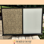 Time to upgrade your command center? Snag this easy DIY for an upcycled bulletin board/white board combo, and you will be crushing on your new organization space! I love this genius!