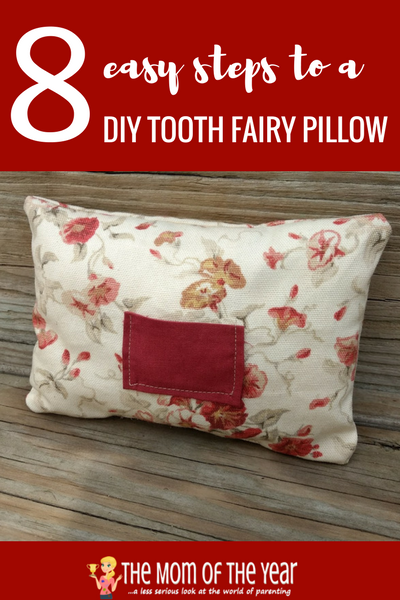 This DIY tooth fairy pillow is such a sweet, simple craft project to do for or with your kids! Easy to make and a special childhood keepsake memory, follow these simple steps and make yours now! Love the fun options to personalize!