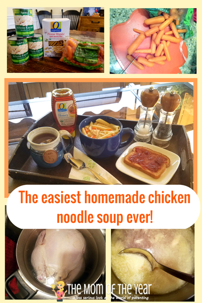Cold and flu season is on its way, but no worries, mama! Try these 7 genius cold and cough season survival hacks and you will handle it like a pro! Bonus recipe for the EASIEST, best delicious, healthy, kid-friendly homemade chicken noodle soup EVER! Seriously, 5 steps and you're DONE!!