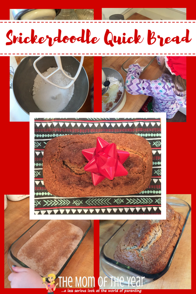 Looking for the perfect last minute holiday gift or need a special breakfast side or afternoon tea snack? No worries! Try this easy=peasy Snickerdoodle Quick Bread and win all the appetites you are feeding! Score!