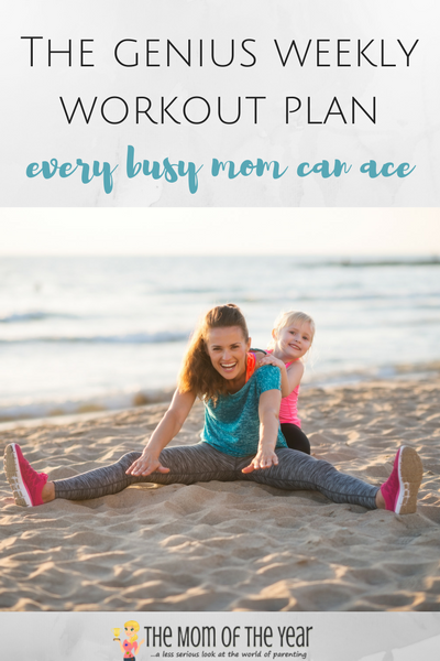 Desperately trying to get in shape? This is the solution you need! This weekly workout schedule for busy moms is designed to help you build lean muscle while shedding fat--check it out and get your exercise on, mama!