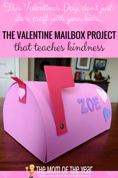 This Valentine Mailbox isn't just a kids' craft, it's a smart sibling DIY project that teaches kindness and sibling love while bringing some special fun in the cold winter weeks leading up to Valentines Day! And make sure to grab this sweet FREE Valentine's note printable--adorable and fits perfectly with the mailbox craft!