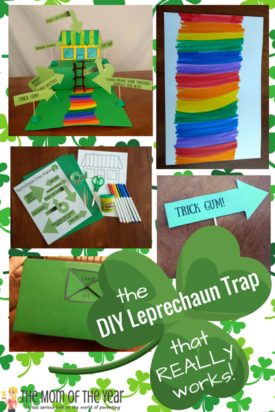 This St. Patrick's Day, it's time to get serious! Use this hand-dandy how-to guide to make your own REAL DIY leprechaun trap! This is the real deal! If you want to catch a wee green sprite, grab the kids, enjoy this family project and whip a trap that REALLY works! Get ready to enjoy the 3 wishes he will grant you!