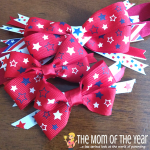 DIY Patriotic Bows are the PERFECT way to get your little gal in the Americana spirit for Memorial Day or July 4th! You'll be surprised at how easy these are to whip up! Save a ton of money making your own vs. purchasing store-bought, and these make a super gift too! And MAKE SURE to catch the smart tips at the end about what mistakes to avoid for better results!