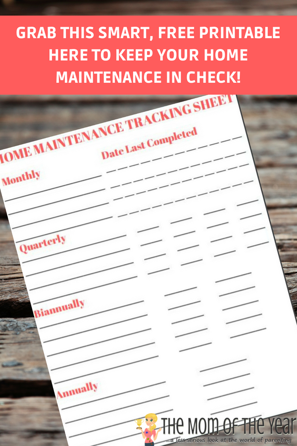 It's tricky to keep track of everything that needs to be done to keep your home running smoothly and safely! Grab these 5 super-smart home maintenance hacks and this handy-dandy FREE PRINTABLE to help you keep track and make light work of it! Tip #3 is my favorite!