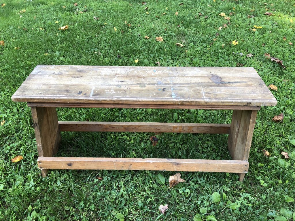 Want to preserve an old piece of furnture? Following this simple and smart DIY how-to to stain and seal wood so it will last! These steps are so clear, and I would never have know the trick to the poly coat!