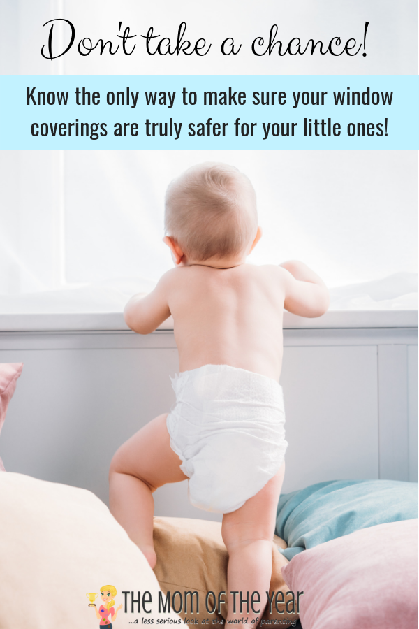 sponsored-Safer window coverings are crucial! Window covering cord safety matters so much, October is set aside to raise awareness as National Window Covering Safety Month. Cords pose a serious strangulation hazard to infants and young children. Read on here and learn the one, only truly reliable way to make sure your window coverings are safer for your little ones!