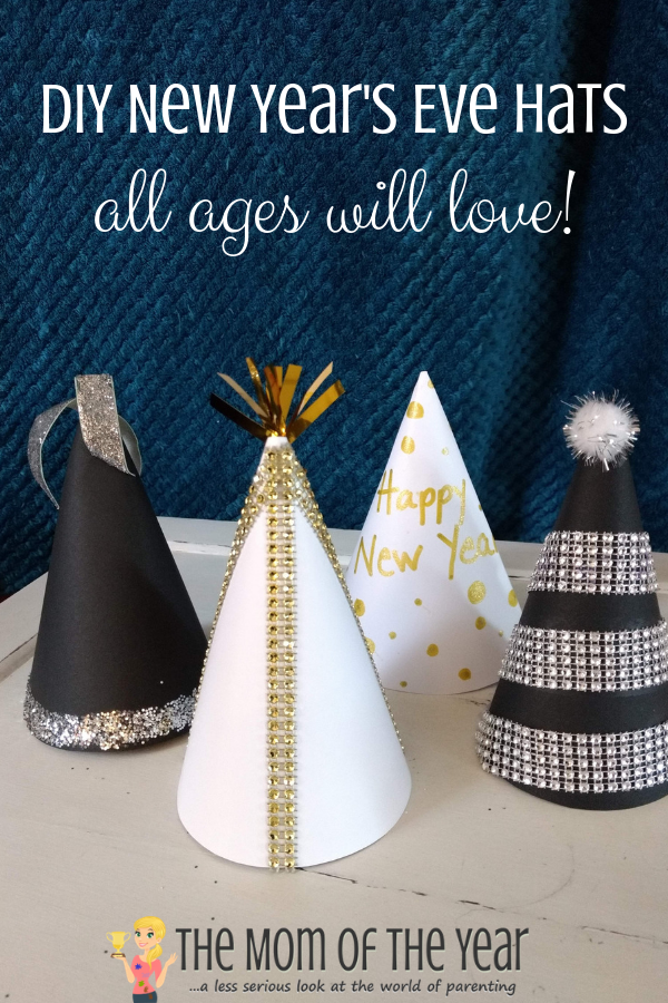 Want to ring in the new year in style? Check these fab DIY New Year's Eve Hats! I love the genius money-saving work-around!