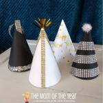 Want to ring in the new year in style? Check these fab DIY New Year's Eve Hats! I love the genius money-saving work-around!