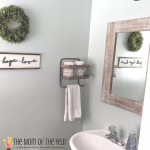 Have a bathroom or powder room in need of a spruce? This fab farmhouse makeover, step-by-step DIY project will refresh your space in no time, on the cheap! A budget-friendly, easy DIY project that will make a ton of difference!