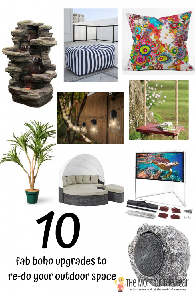 Love the boho vibe? Looking to upgrade your outdoor space? Check these 10 genius tips to upgrade with a boho outdoor style in no time! Number 7 blows me away!