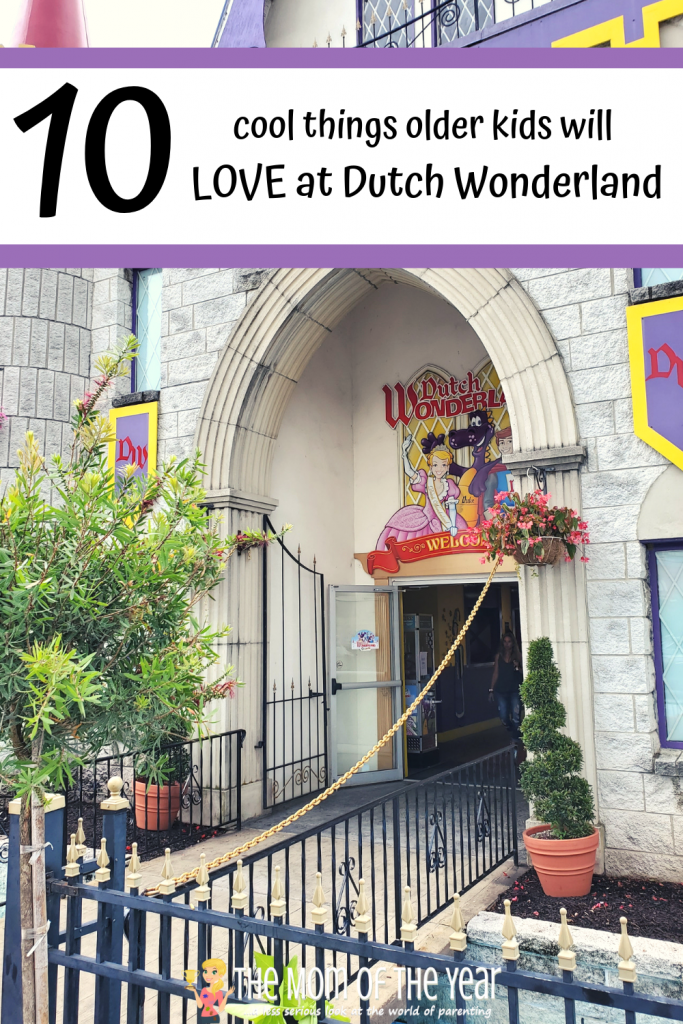 Have kids of different ages? These cool 10 Dutch Wonderland attractions for older kids make for a day of family fun ALL of your kids will love! Plus, grab the bonus insider hacks for making the most of your trip to this family-friendly amusement park!