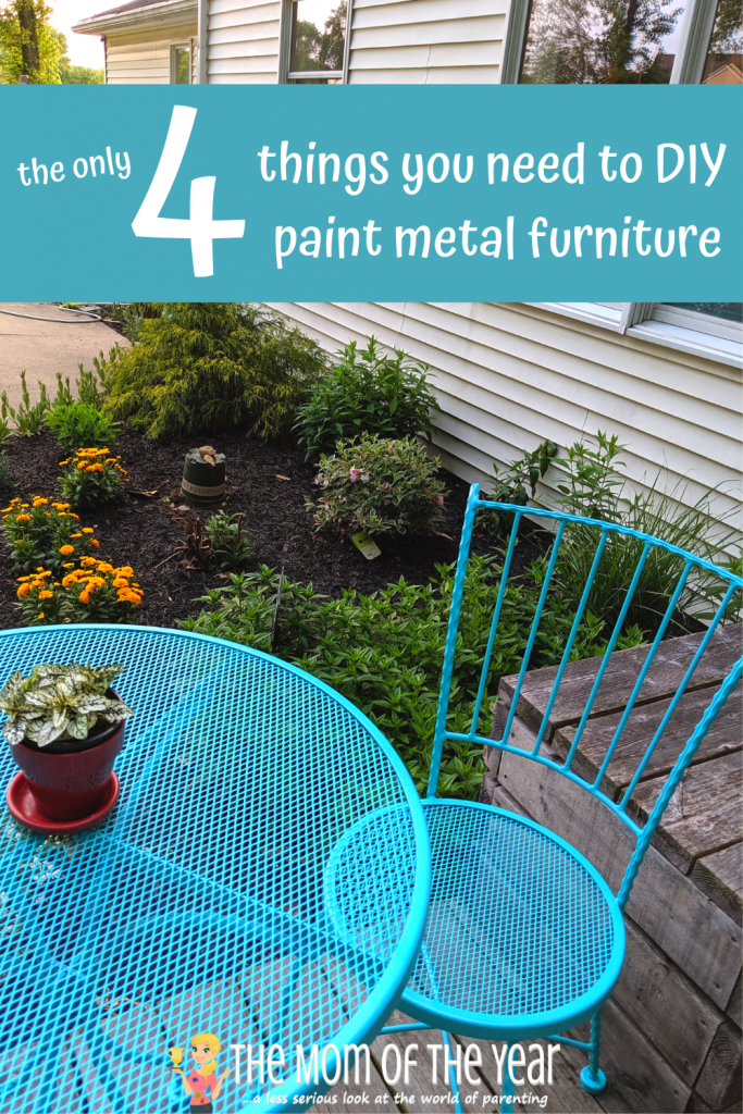 This project is simple, cheap, and fun because you get to use power tools and spray paint! If you are looking to freshen up your outdoor space to make the most of outdoor living, try this quick, one day project of painting metal patio furniture! Here’s how to do it...